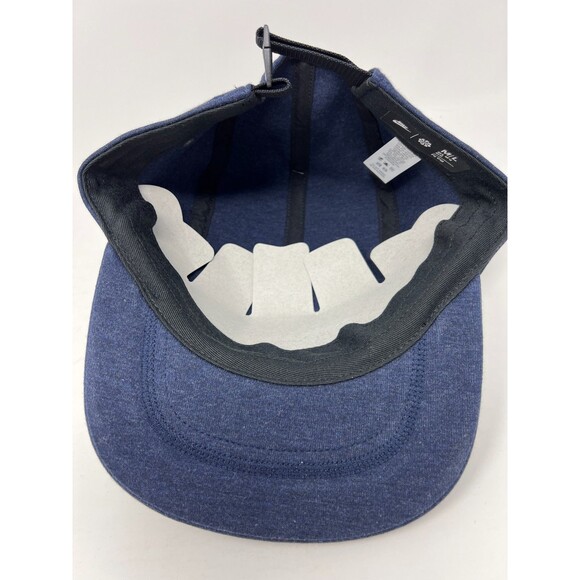 Nike Fly Unstructured Tech Fleece Cap Hat Size M/L Navy Blue HJ3504-451 - Picture 6 of 8
